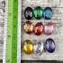 Crystal Set 9pcs Naga Eye Leklai Magic Lucky Healing Stone Egg Thai Amulet 18070