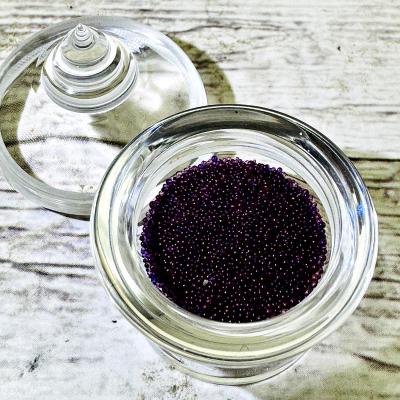 Sarira Buddha Relic Holy Sacred Stupa Lucky Lust Love Purple Thai Amulet 18076