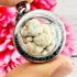 Rock Buddha Relic Leklai Stone Sarira Sivali Arahan Money Rich Thai Amulet 18078