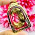 Leklai Suwanracha Yellow Gold Magic Demon Horn Evil Protection Thai Amulet 18082
