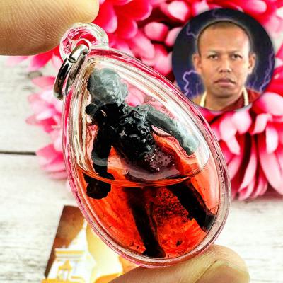 Hunpayon Guardian Boxing Protection Immortal Ashes Oil Lp Nen Thai Amulet #18115