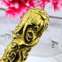 Leklai Gold Pidta Close Eye Somporn Luck Rich Magic Protection Thai Amulet 18118
