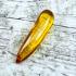 Leklai Kaew Naga Eye Healing Stone Wealth Yellow Crystal Tooth Thai Amulet 18125