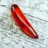 Leklai Kaew Naga Eye Healing Crystal Stone Power Win Red Tooth Thai Amulet 18126