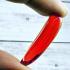 Leklai Kaew Naga Eye Healing Crystal Stone Power Win Red Tooth Thai Amulet 18126