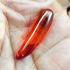 Leklai Kaew Naga Eye Healing Crystal Stone Power Win Red Tooth Thai Amulet 18126