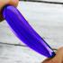 Leklai Kaew Tooth Naga Eye Healing Crystal Stone Charm Purple Thai Amulet #18127