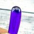 Leklai Kaew Tooth Naga Eye Healing Crystal Stone Charm Purple Thai Amulet #18127