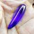 Leklai Kaew Tooth Naga Eye Healing Crystal Stone Charm Purple Thai Amulet #18127
