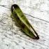 Leklai Kaew Tooth Naga Eye Healing Crystal Stone Lucky Green Thai Amulet #18128