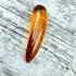 Leklai Kaew Tooth Naga Eye Healing Crystal Stone Orange Rich Thai Amulet #18129