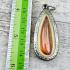 Leklai Kaew Tooth Naga Eye Healing Crystal Stone Orange Rich Thai Amulet #18129