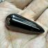 Leklai Naga Eye Healing Stone Fang Crystal Protection Black Thai Amulet #18130