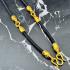 Necklace 30cm Chain Nylon Cord Metal 3hook Gold Plated Wearing Thai Amulet 18136