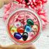 Crystal Set 9pcs Naga Eye Leklai Healing Stone Successful Egg Thai Amulet #18137