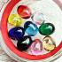 Crystal Set 9pcs Naga Eye Leklai Healing Stone Successful Egg Thai Amulet #18137