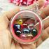 Crystal Set 9pcs Naga Eye Leklai Healing Stone Successful Egg Thai Amulet #18137
