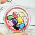 Set 9pcs Naga Eye Leklai Magic Rich Healing Stone Oval Crystal Thai Amulet 18138
