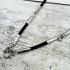 Necklace 30cm Chain Nylon Cord Metal 3hook Stainless Wearing Thai Amulet #18141
