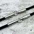 Necklace 30cm Chain Nylon Cord Metal 3hook Stainless Wearing Thai Amulet #18141