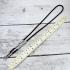 Necklace 30cm Chain Nylon Cord Metal 3hook Stainless Wearing Thai Amulet #18141