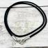 Necklace Cord Chain Nylon Metal Stainless 1hook 30cm Wearing Thai Amulet #18142
