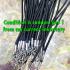 Necklace Cord Chain Nylon Metal Stainless 1hook 30cm Wearing Thai Amulet #18142
