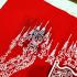 Flag Cloth Red Yantra Wealth Money Flow Millionaire Boat Swat Thai Amulet #18150