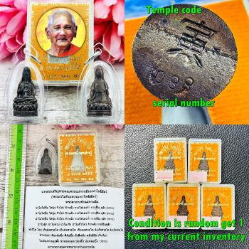 Bodhisattva Peace Mercy God Guanyin Rich Money No Debt Lp Key Thai Amulet #18151