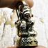 Ngan Ngung Khmer Gambling Love Spell Attract Kb Subin Silvery Thai Amulet #18173