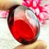 Large Oval Red Naga Eye Healing Lucky Gem Stone Leklai Crystal Thai Amulet 18178