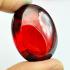 Large Oval Red Naga Eye Healing Lucky Gem Stone Leklai Crystal Thai Amulet 18178