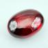 Large Oval Red Naga Eye Healing Lucky Gem Stone Leklai Crystal Thai Amulet 18178