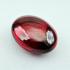 Large Oval Red Naga Eye Healing Lucky Gem Stone Leklai Crystal Thai Amulet 18178