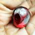 Large Oval Red Naga Eye Healing Lucky Gem Stone Leklai Crystal Thai Amulet 18178