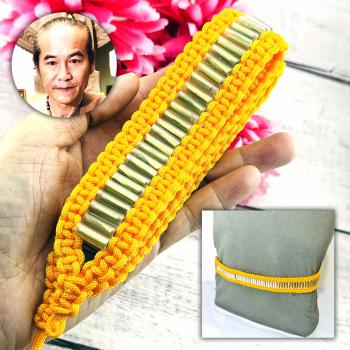 Waist Belt 108 Takrut Protection Gun Safty Survival Shield Kom Thai Amulet 18187