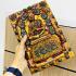 Jumbo Wall Somdej Toh WatRaKang Monk Pray Jade Crystal Leklai Thai Amulet #18214
