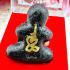 Great Shield Pidta WatSaPanSung Be2555 Closed Eye Rich Wealth Thai Amulet #18220
