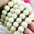 Necklace Buddha Relic White Pearl Stone SamRoiYod HinPhraTad Thai Amulet #18238