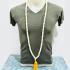 Necklace Buddha Relic White Pearl Stone SamRoiYod HinPhraTad Thai Amulet #18238