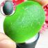 Magic River Rock Cave Gems Healing Stone Leklai Naga Egg Green Thai Amulet 18239