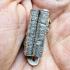 Double Takrut Tiger Leader Control Mind Command WatNok Be2555 Thai Amulet #18245