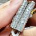 Double Takrut Tiger Leader Control Mind Command WatNok Be2555 Thai Amulet #18245