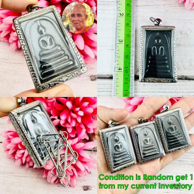 Leklai Kotipe Black Shine Mekaphat Magnetic Toh Somdej Protect Thai Amulet 18255