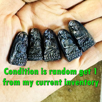 Leklai Kotipe Black Shine Mekaphat Tuad Shield Protection Huan Thai Amulet 18258