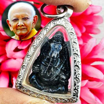 Leklai Kotipe Mekaphat Pikanet Elephant Ganesha Lp Hong Be2540 Thai Amulet 18268