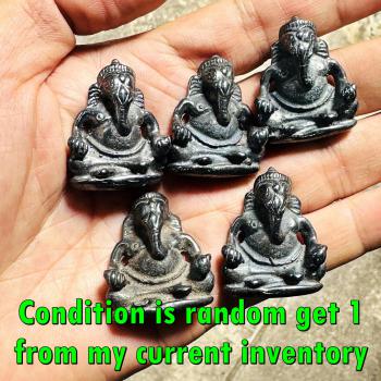 Leklai Kotipe Mekaphat Ganesha Pikanet Elephant Immortal Huan Thai Amulet #18269