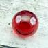 Naga Eye Leklai Magic Lucky Protection Stone Wealth Ball Red Thai Amulet #18288