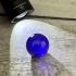 Naga Eye Leklai Magic Lucky Netural Fortune Stone Ball Purple Thai Amulet #18290