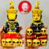 Ngan Ngung 9skull Statue Gambling Win Rich Lucky Amnaj Be2567 Thai Amulet #18309